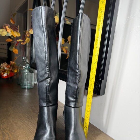 White Mountain Black Heeled Knee-High Boots – Never Worn - Picture 14 of 16